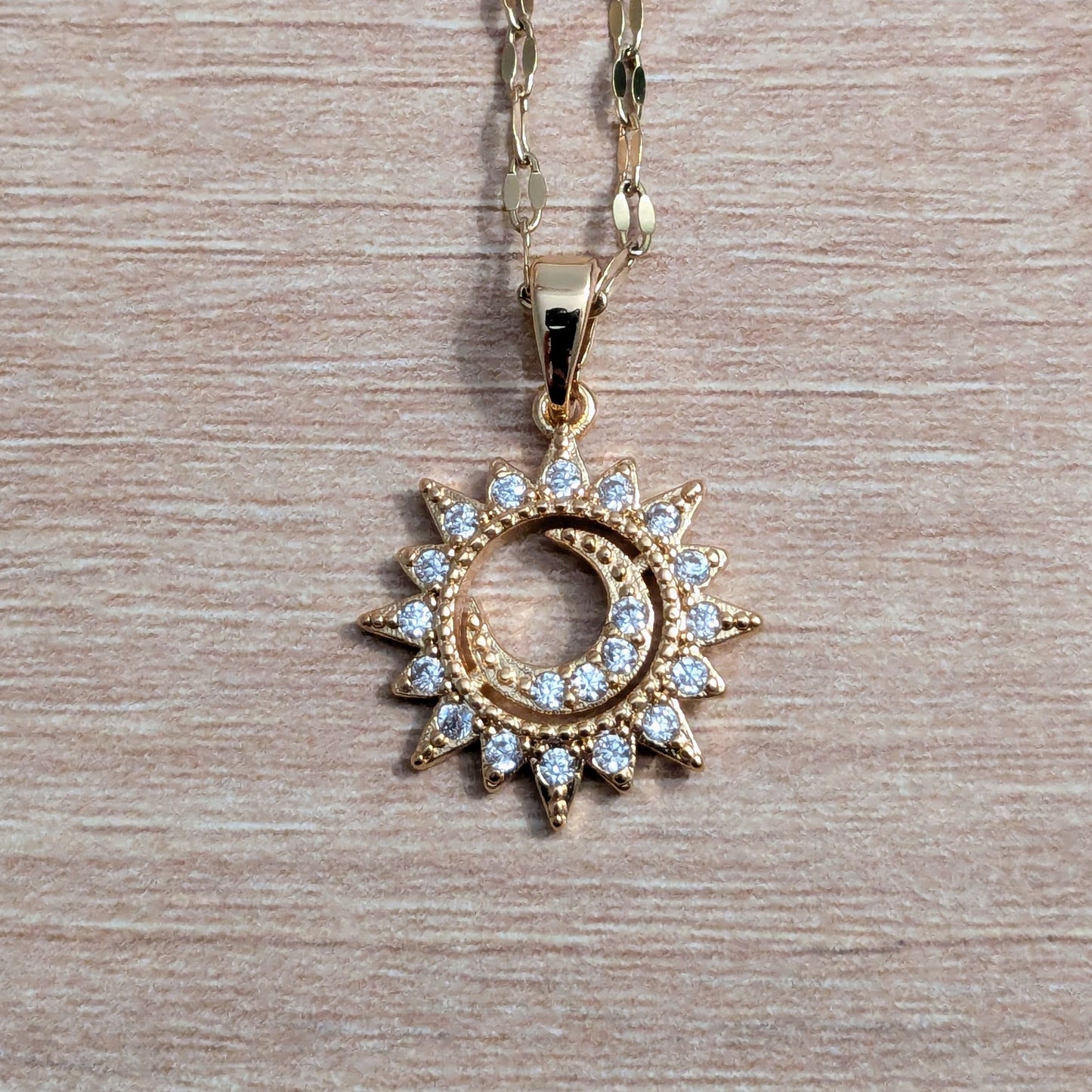 Collier Soleil et Lune