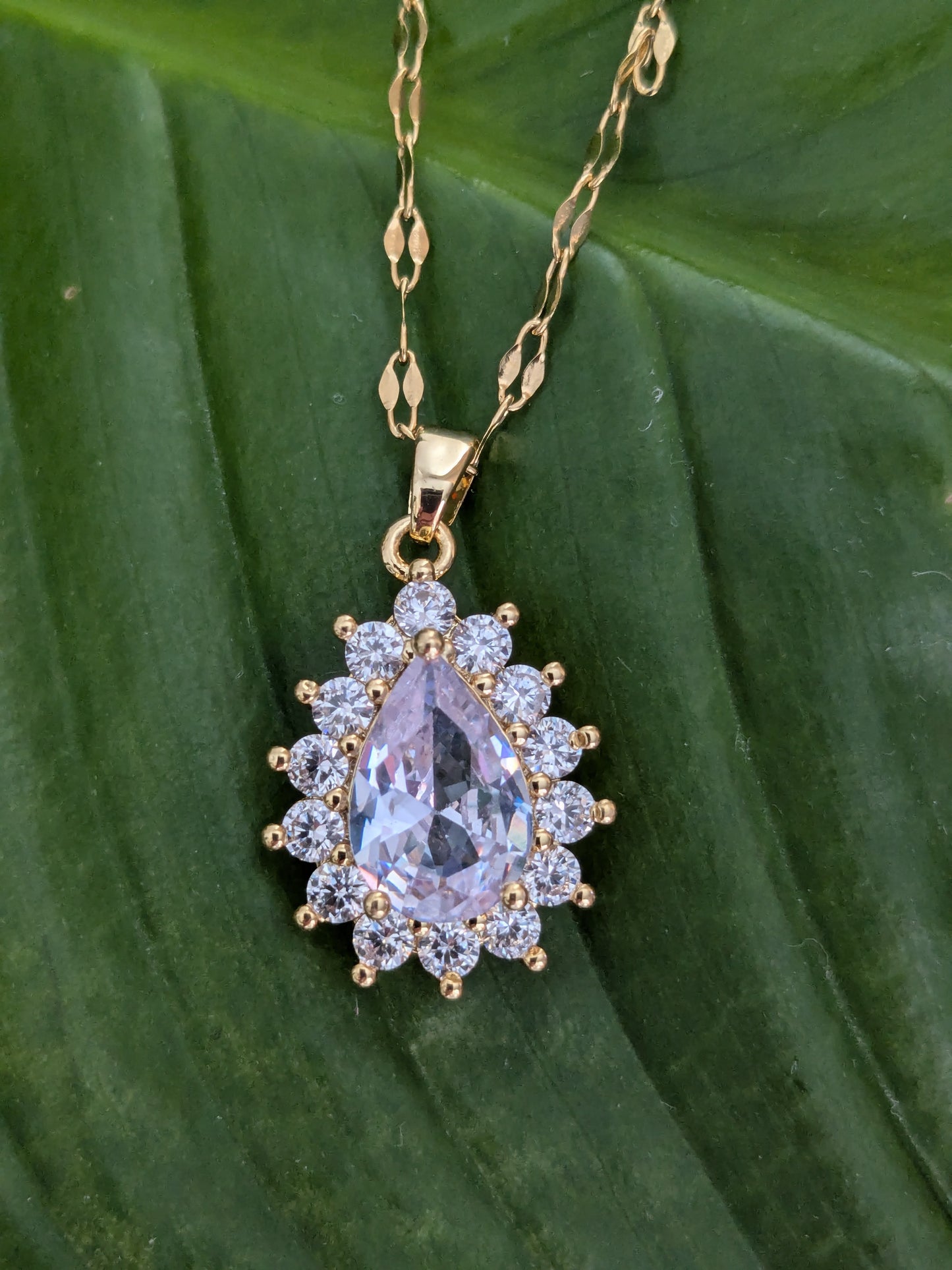 Collier Goutte fleur