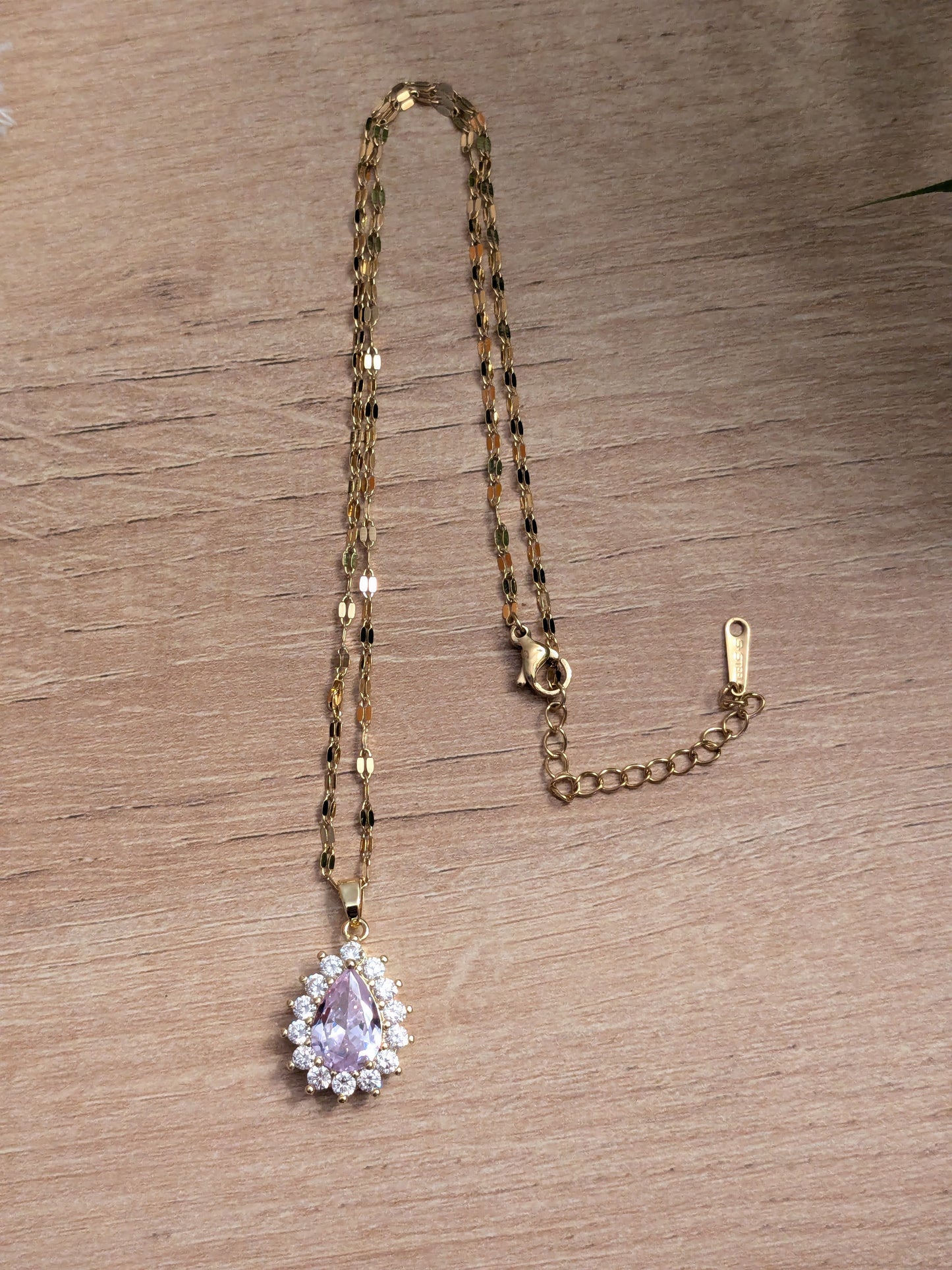 Collier Goutte fleur