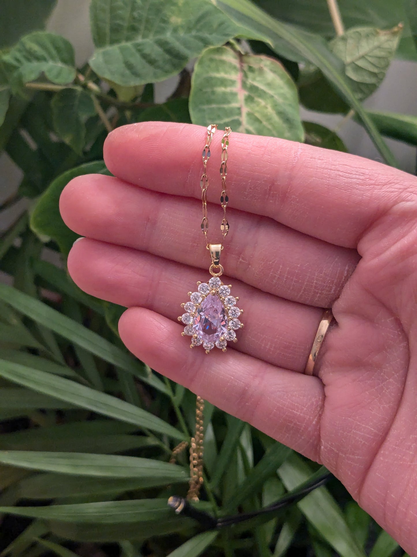 Collier Goutte fleur