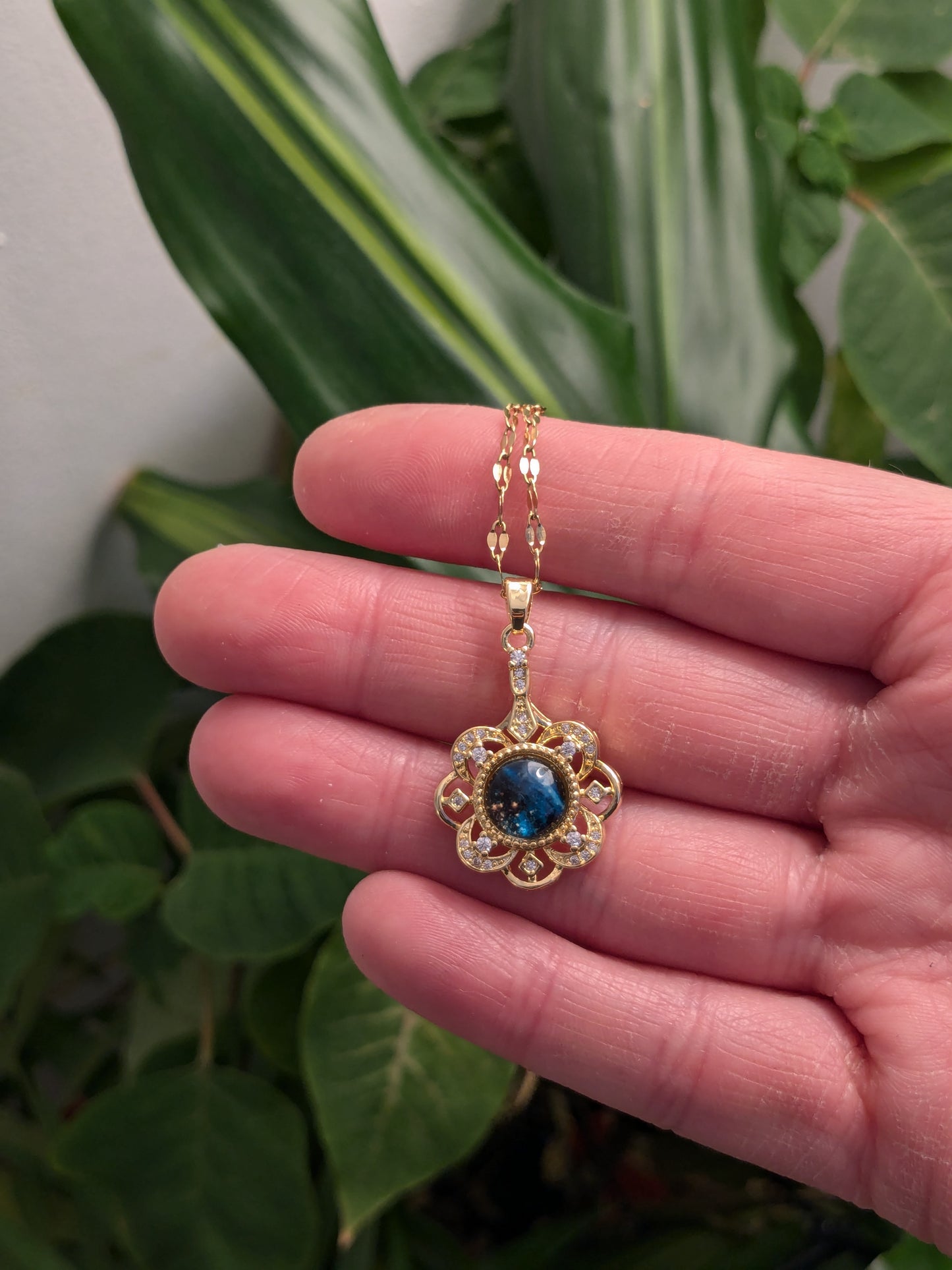 Collier Fleur Planète