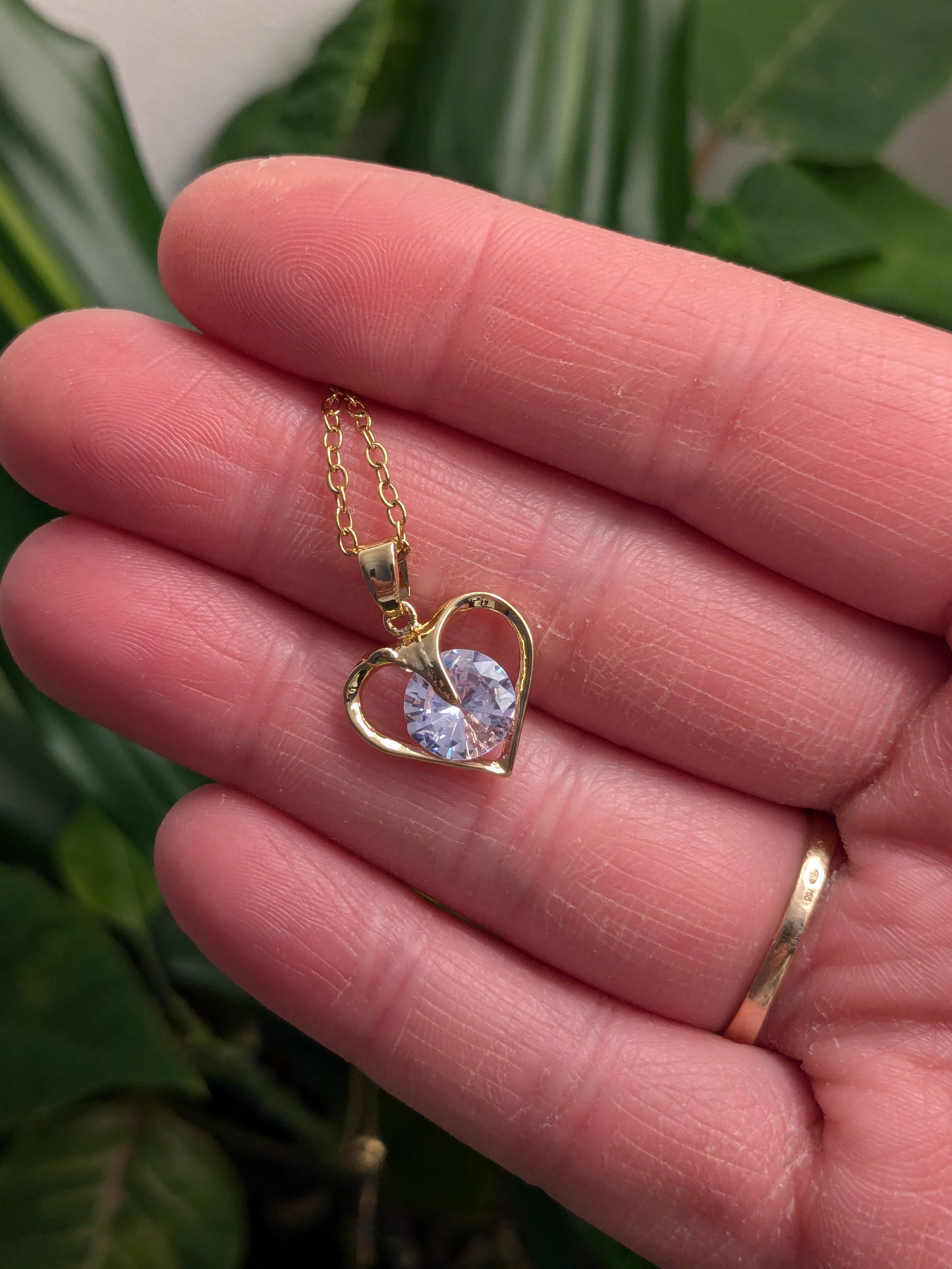 Collier Coeur diamant
