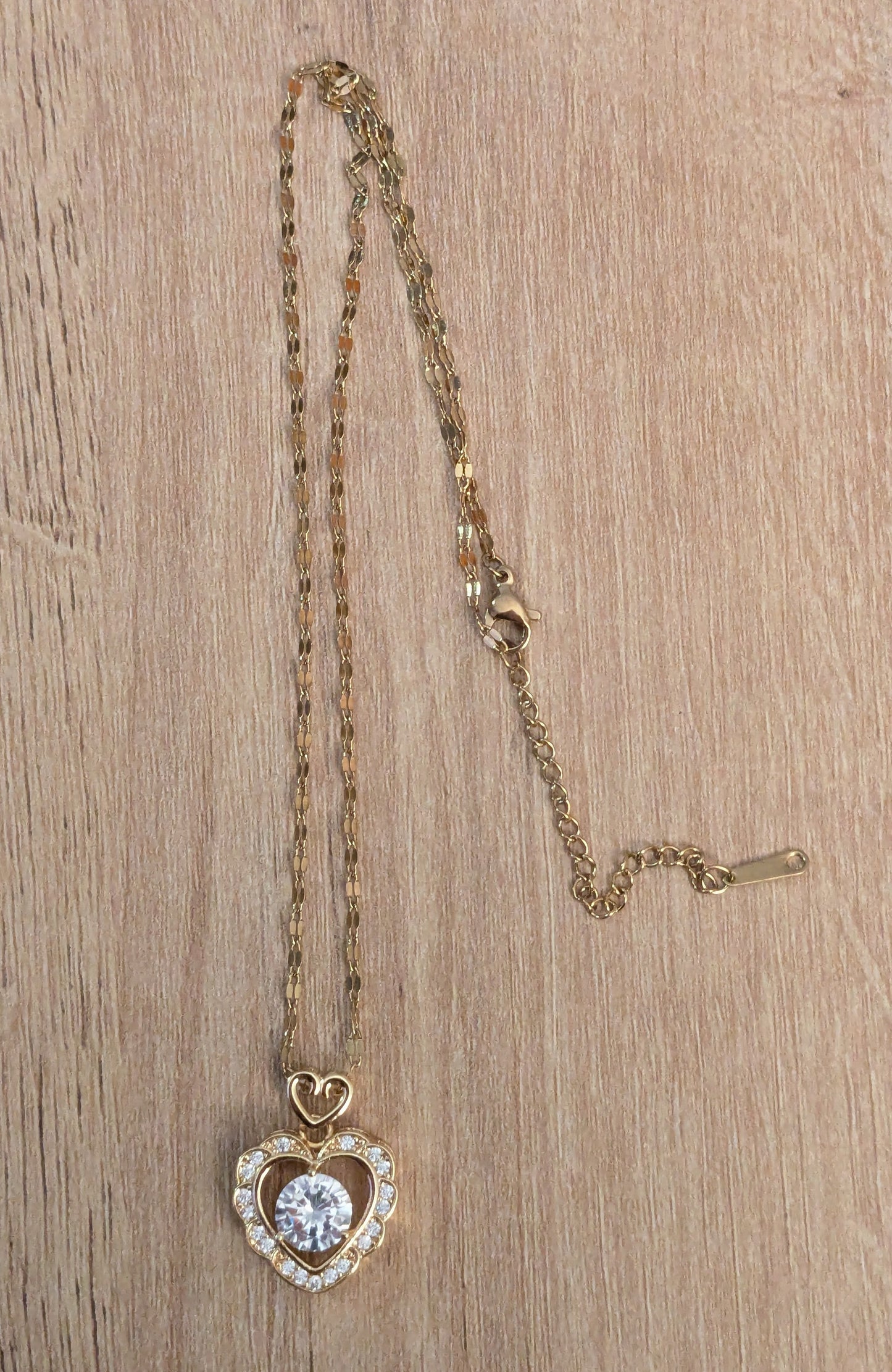 Collier Coeur diamant