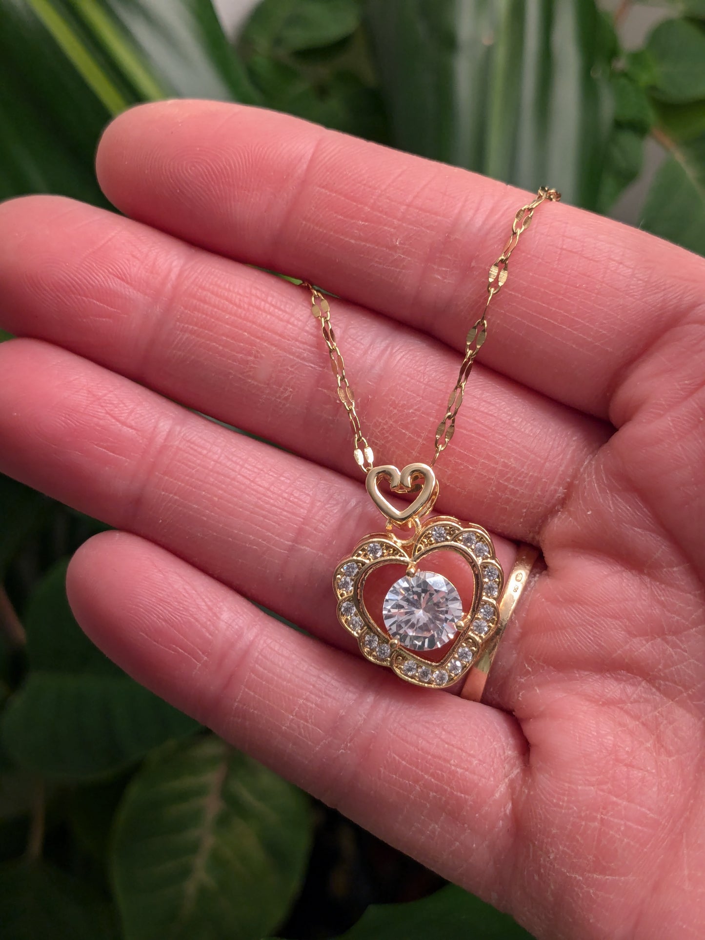 Collier Coeur diamant
