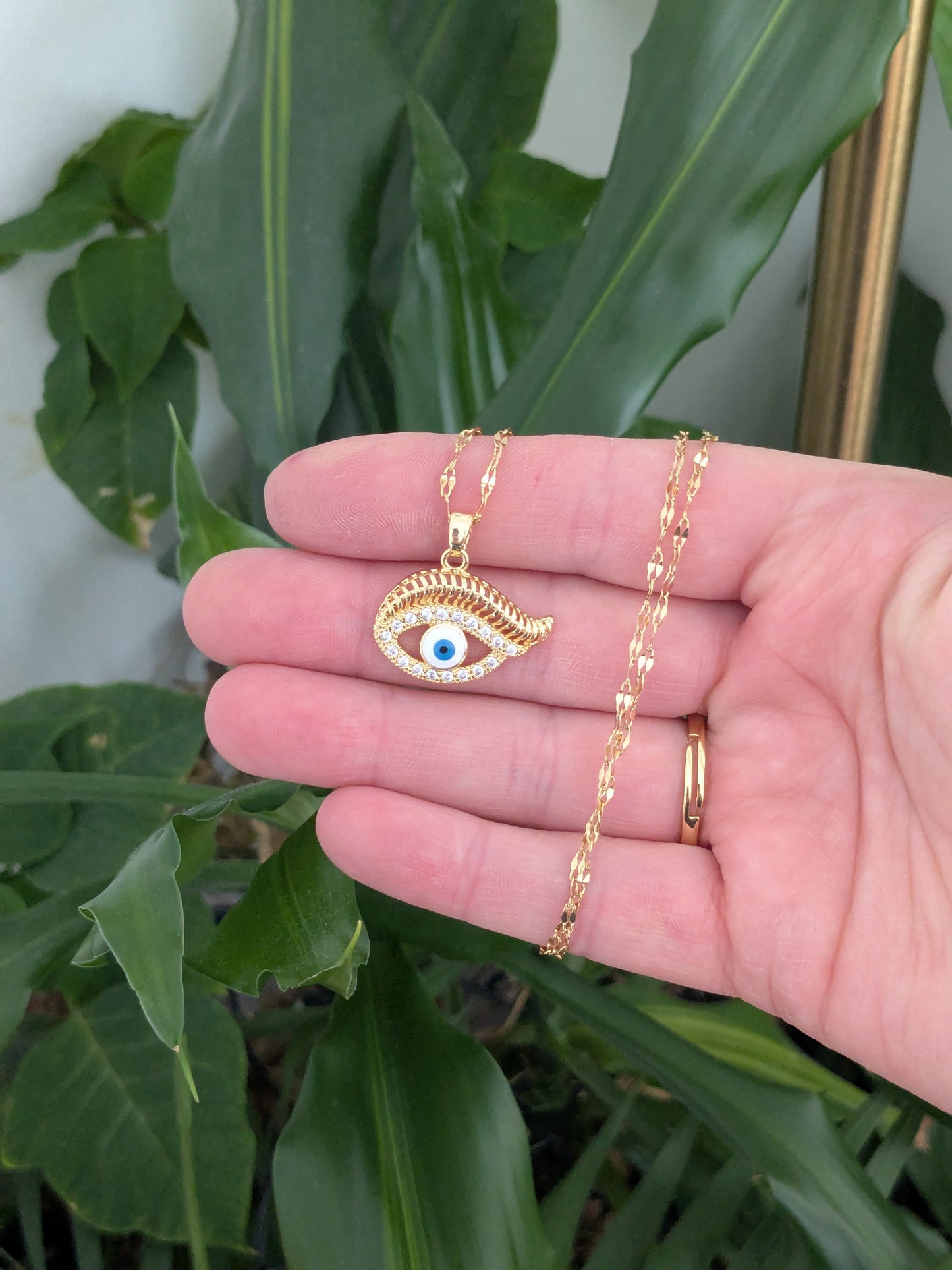 Collier Nazar doré