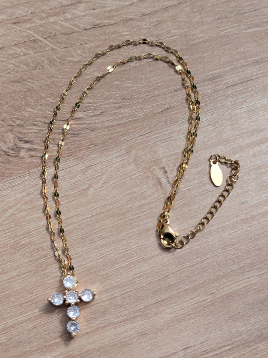 Collier Croix Catholique
