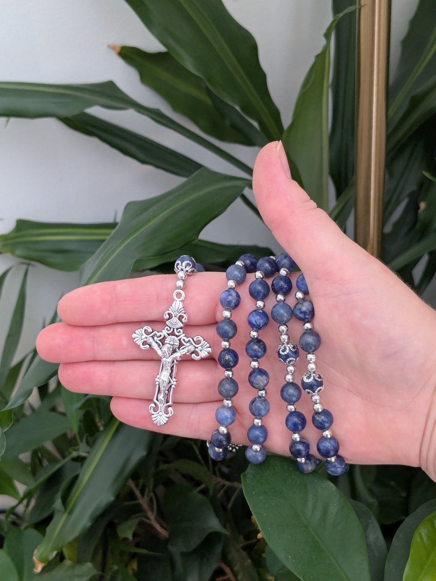 Grand Chapelet en Sodalite