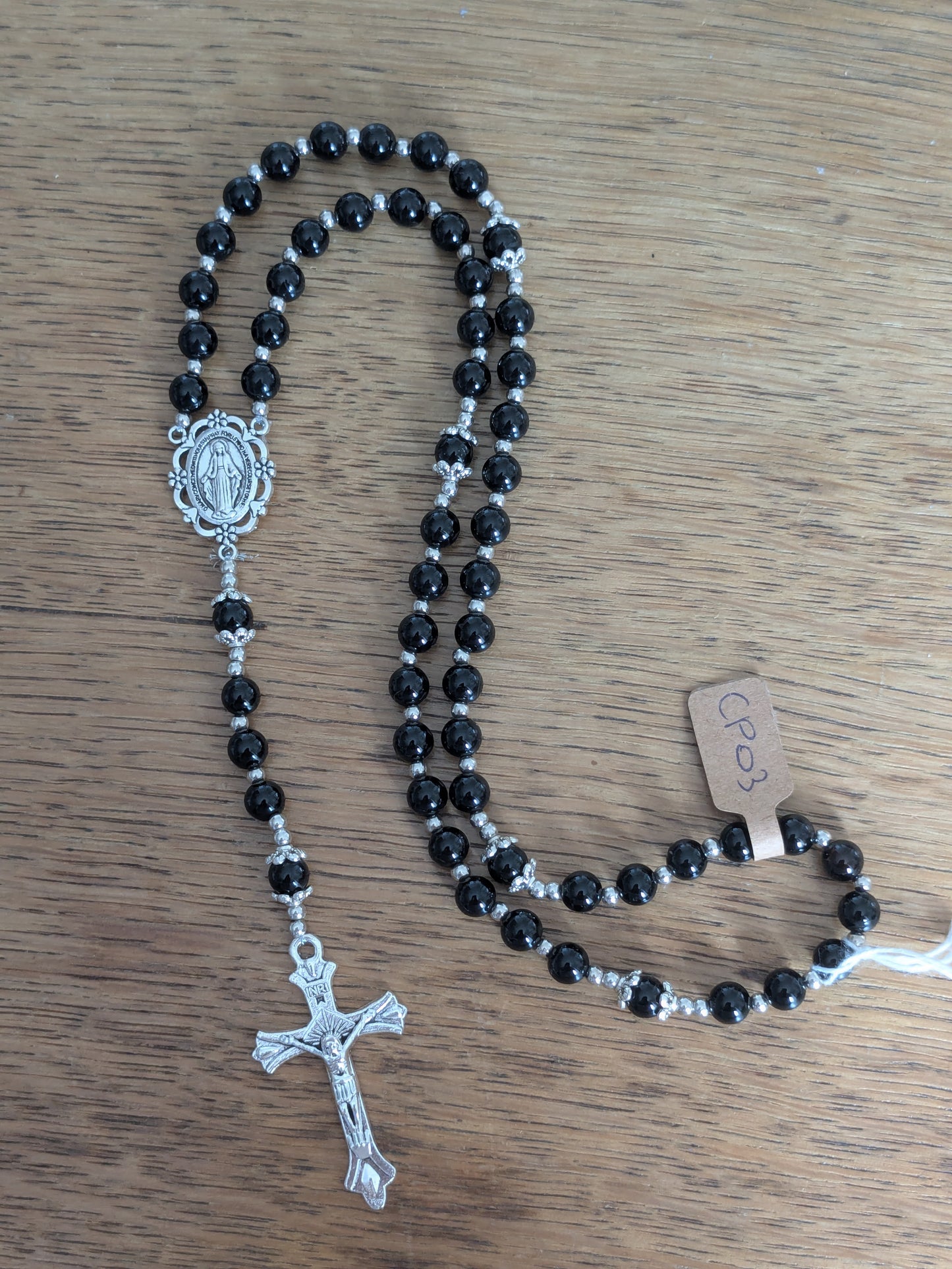 Petit Chapelet en Onyx noir