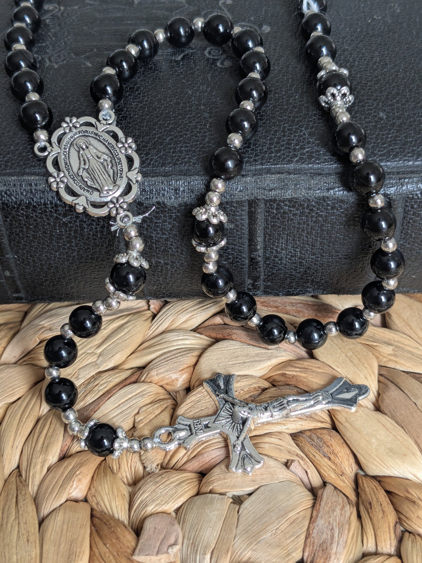 Petit Chapelet en Onyx noir
