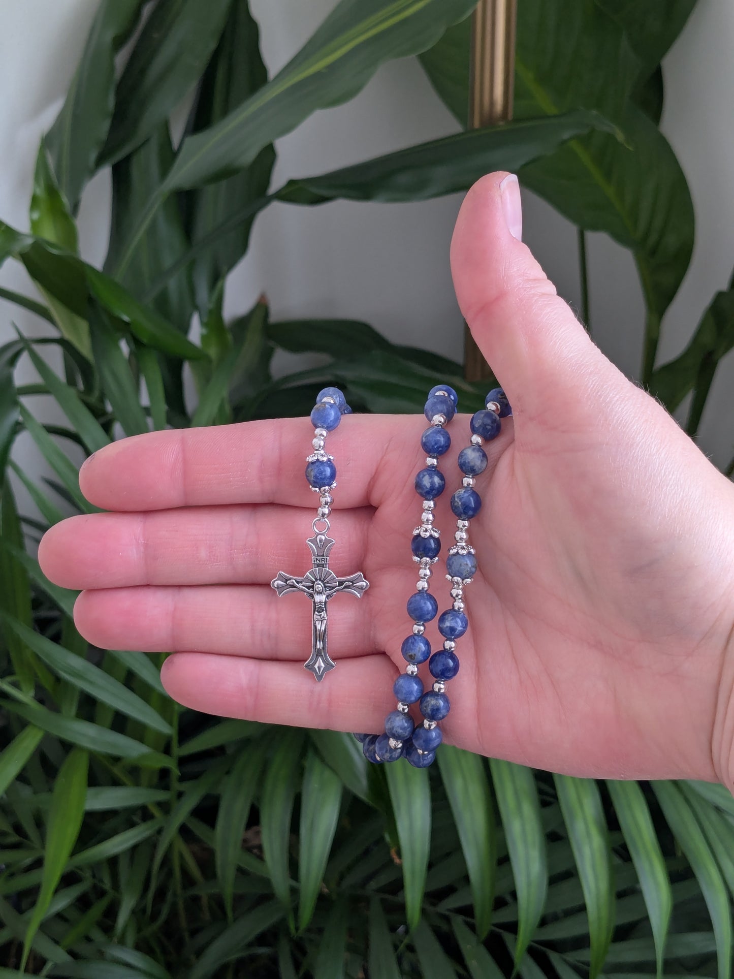 Petit chapelet en Sodalite