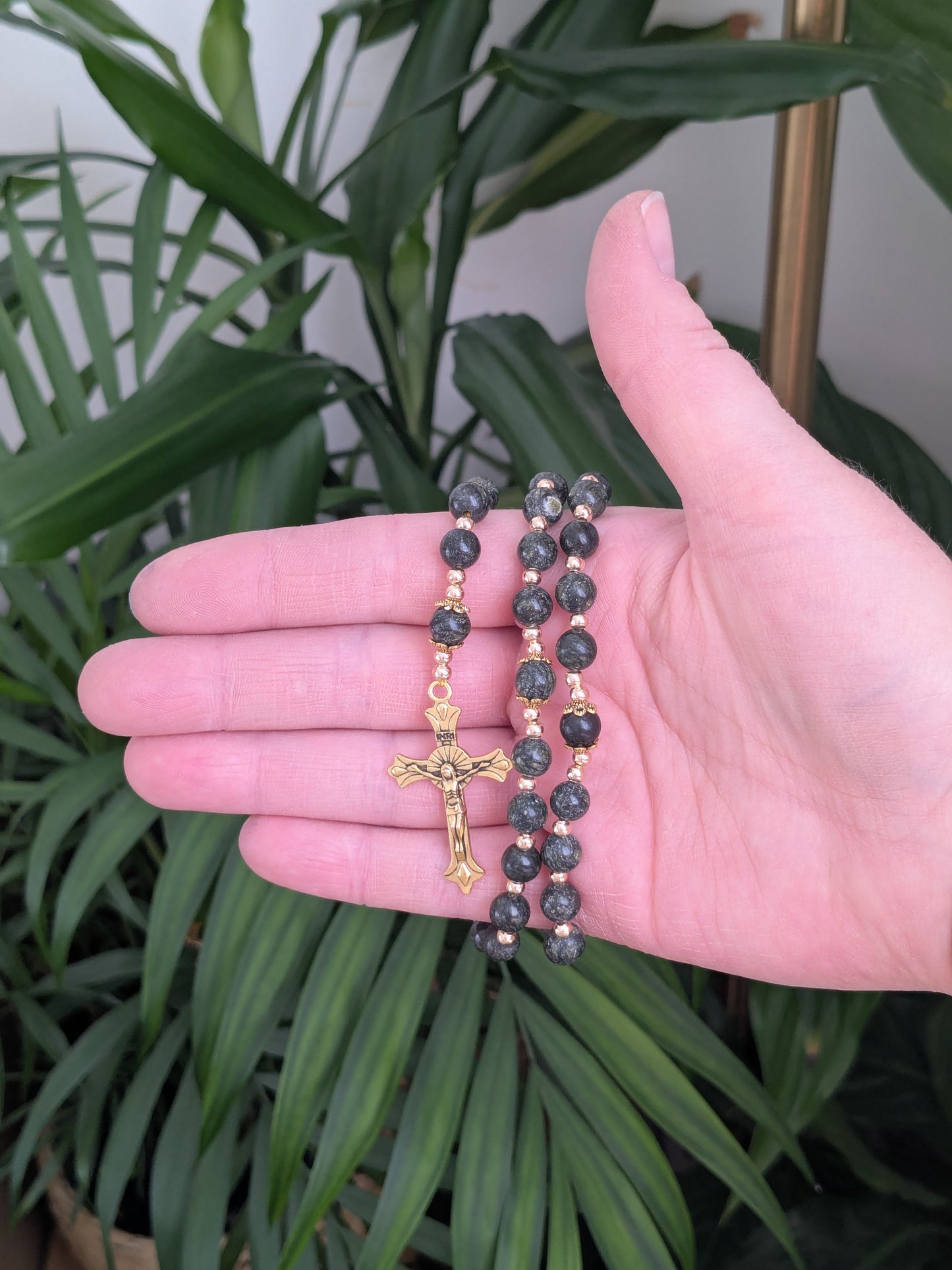 Petit chapelet en Serpentine de Russie