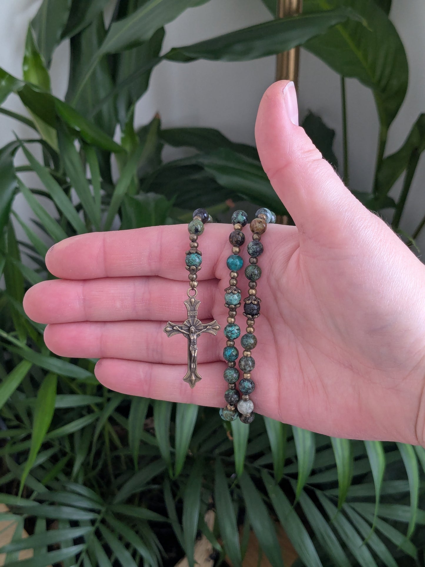 Petit chapelet en Turquoise d’Afrique