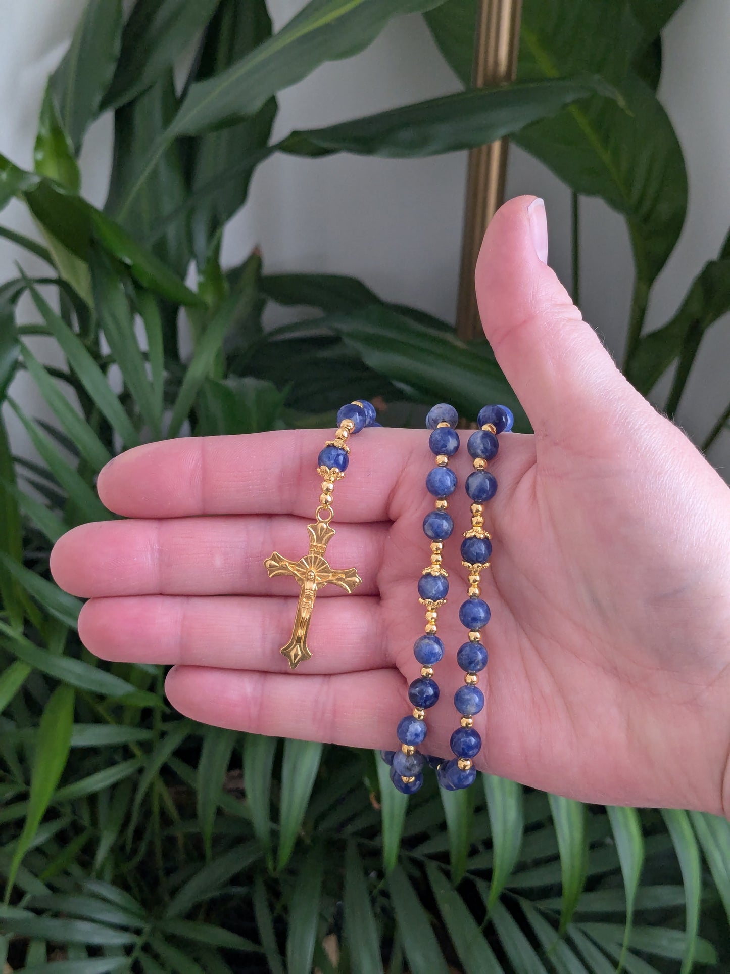 Petit chapelet en Sodalite