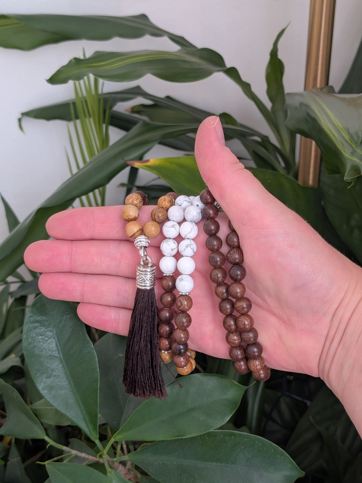 Grand mala en Howlite blanche