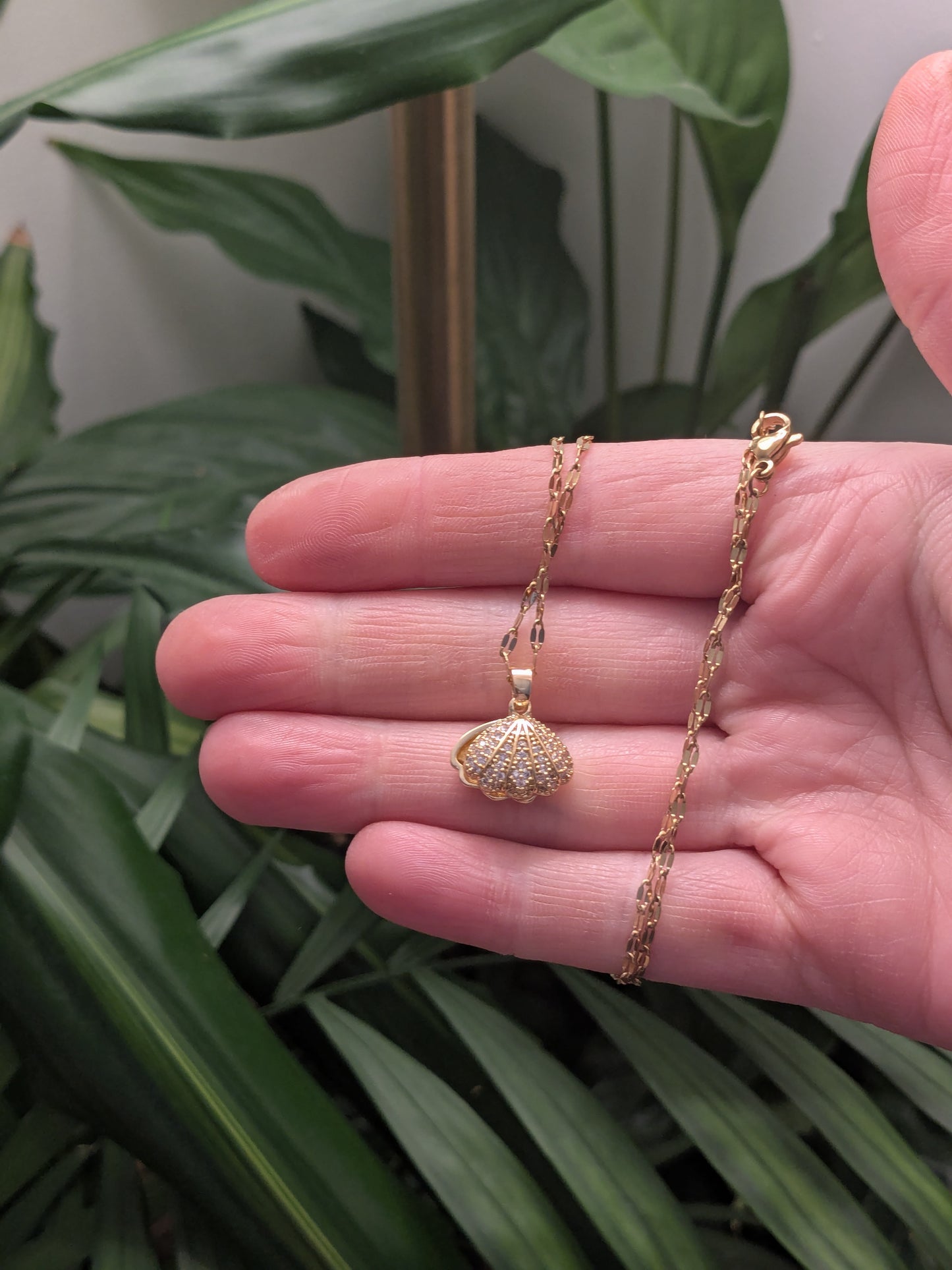 Collier Coquillage et Perle