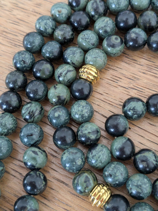 Grand tasbih en Jaspe kambaba