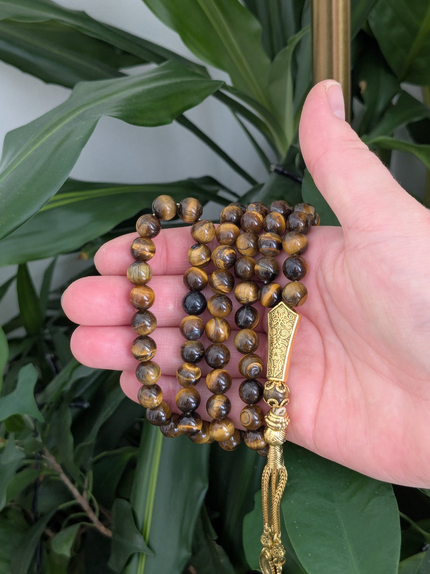 Grand tasbih en Oeil de tigre