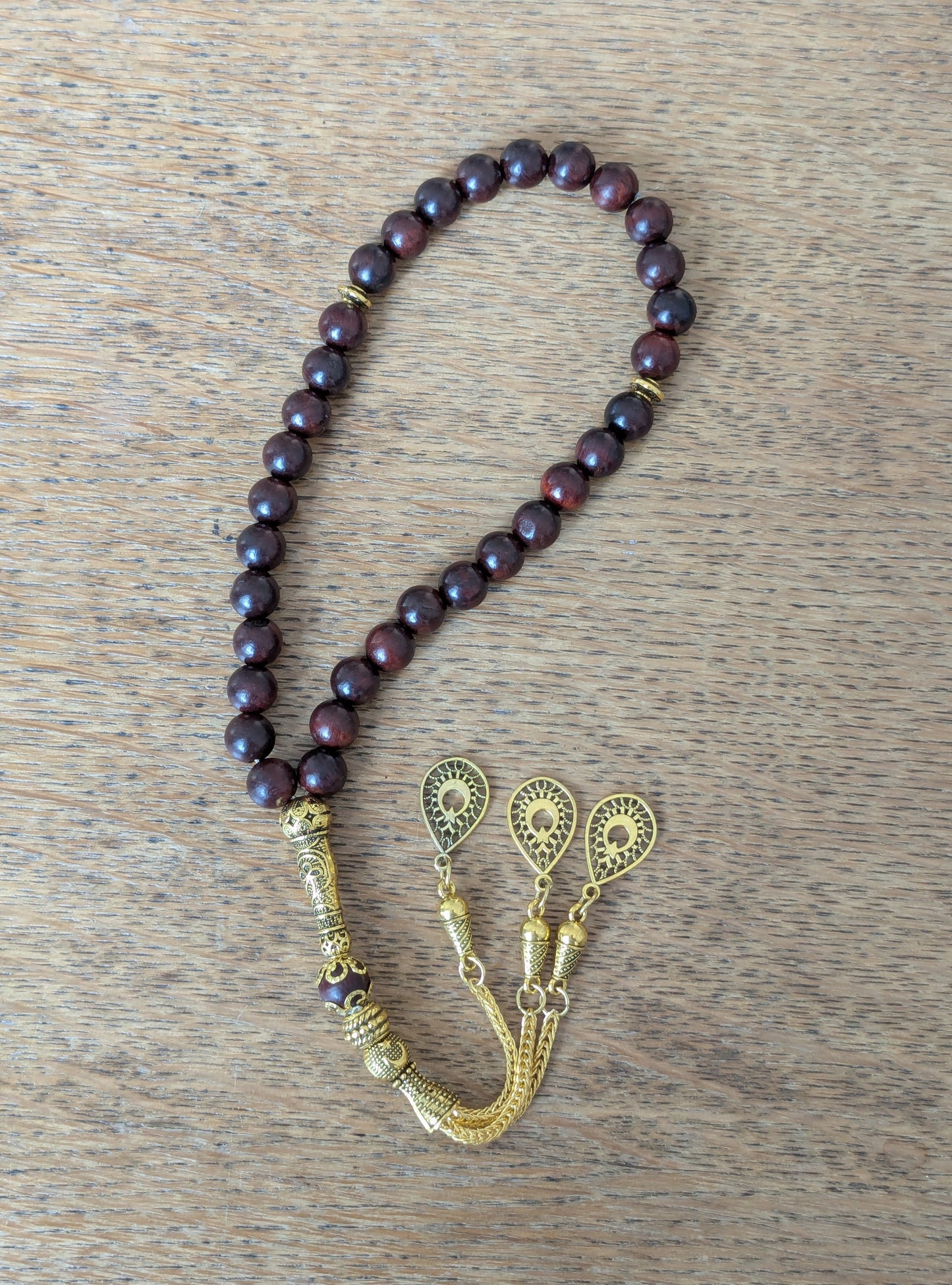 Petit misbaha en Bois rouge