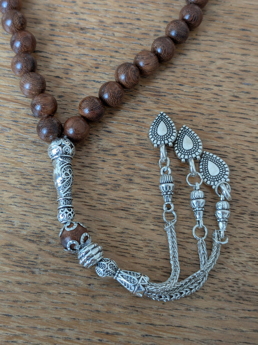 Petit misbaha en Bois clair