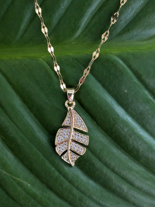 Collier Feuille