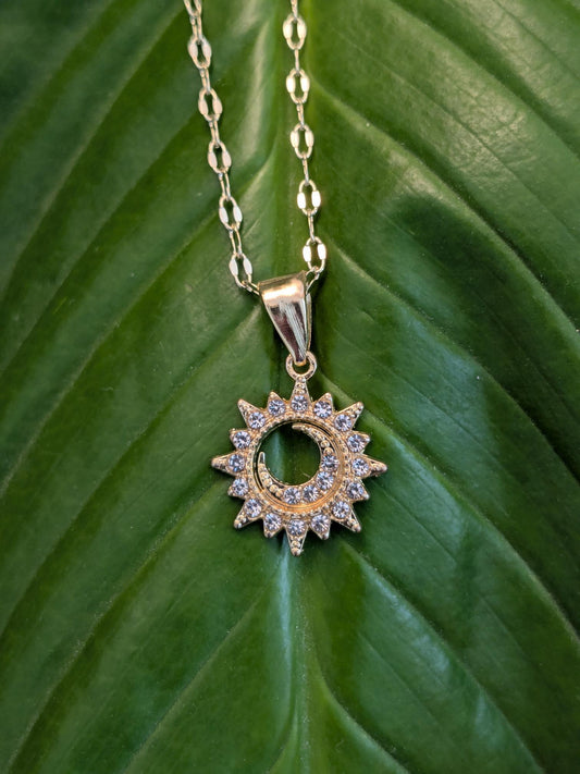 Collier Soleil et Lune
