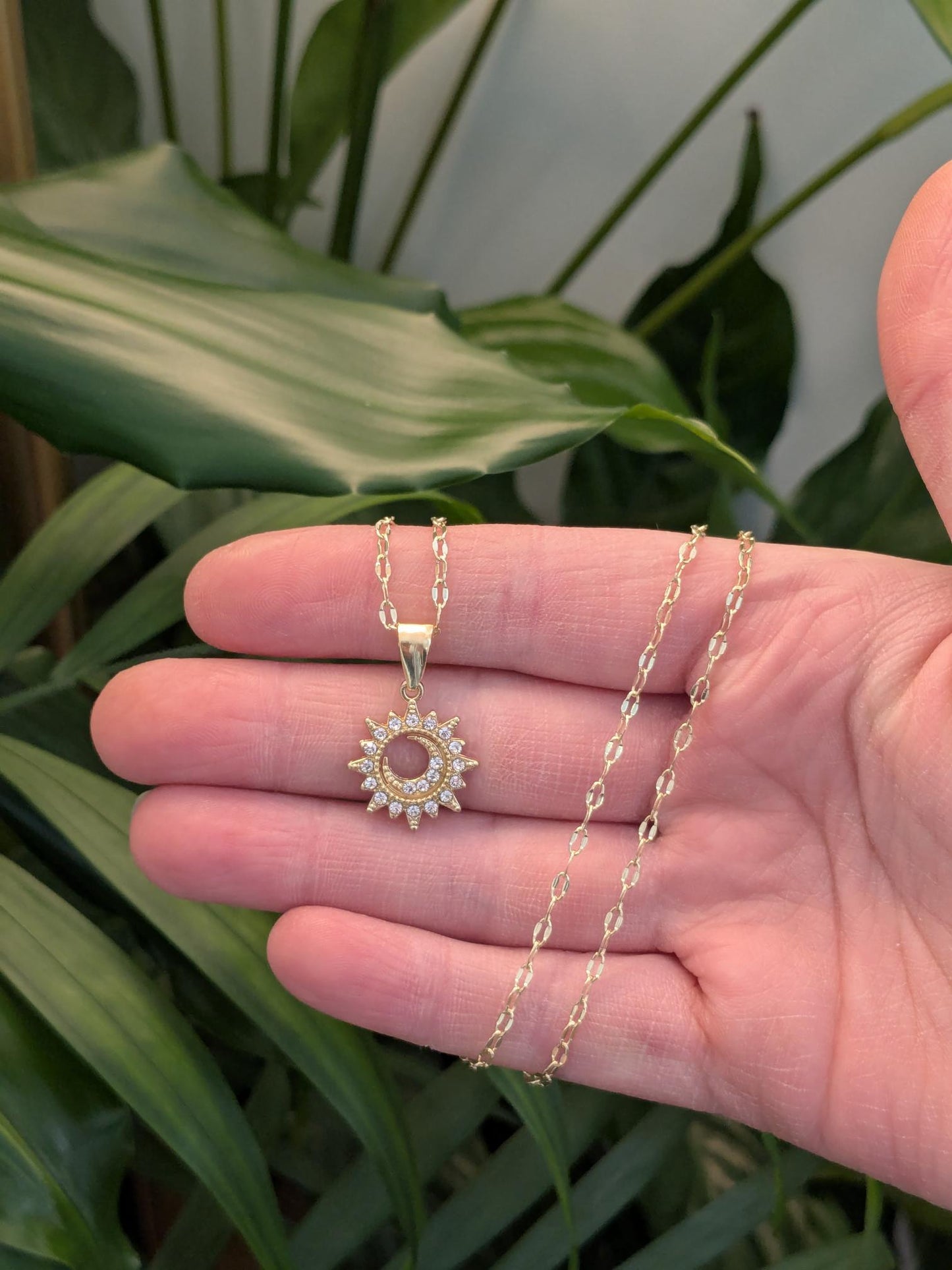 Collier Soleil et Lune