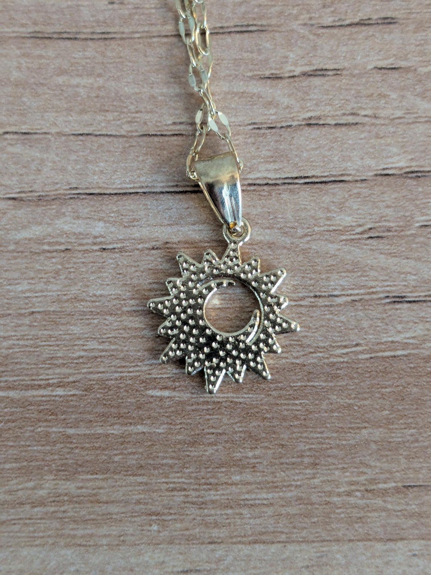 Collier Soleil et Lune