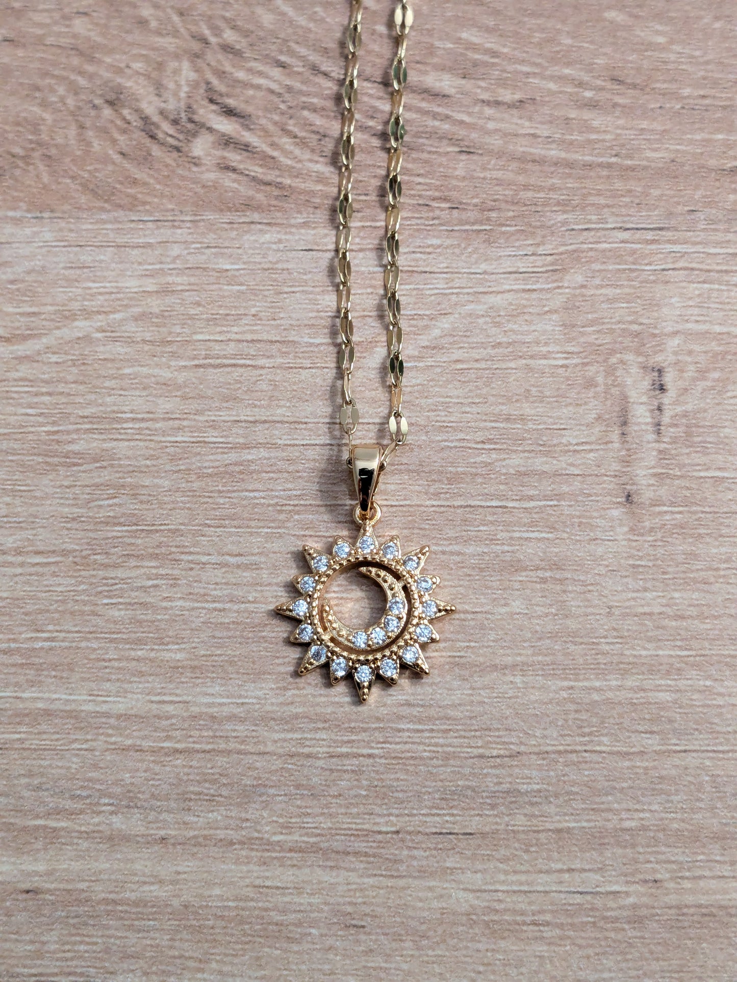 Collier Soleil et Lune