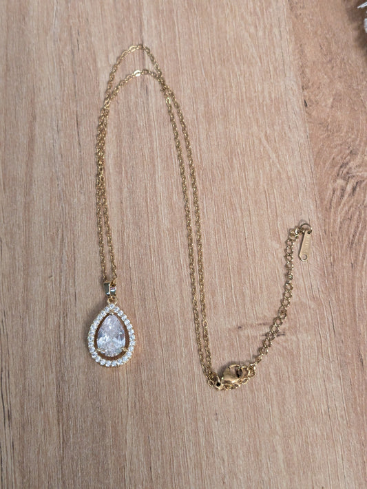 Collier Goutte cerclé
