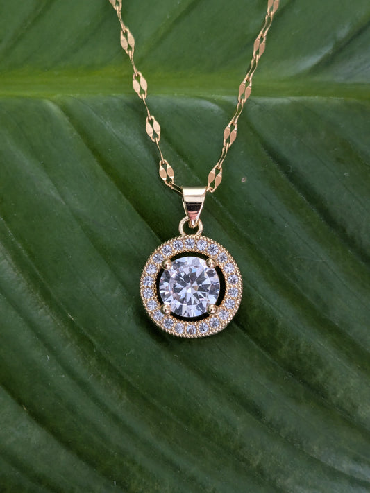 Collier Diamant rond