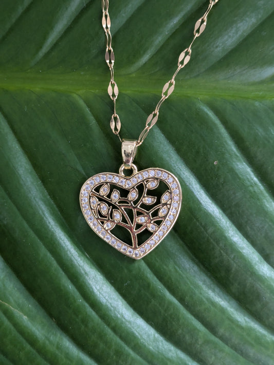 Collier Coeur Arbre