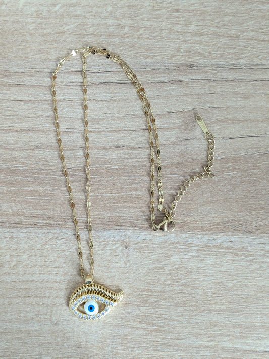 Collier Nazar doré