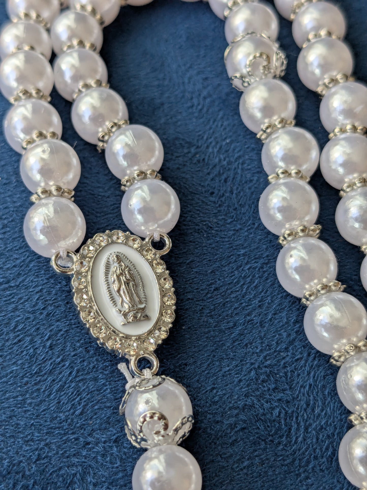 Chapelet perles imitation AR