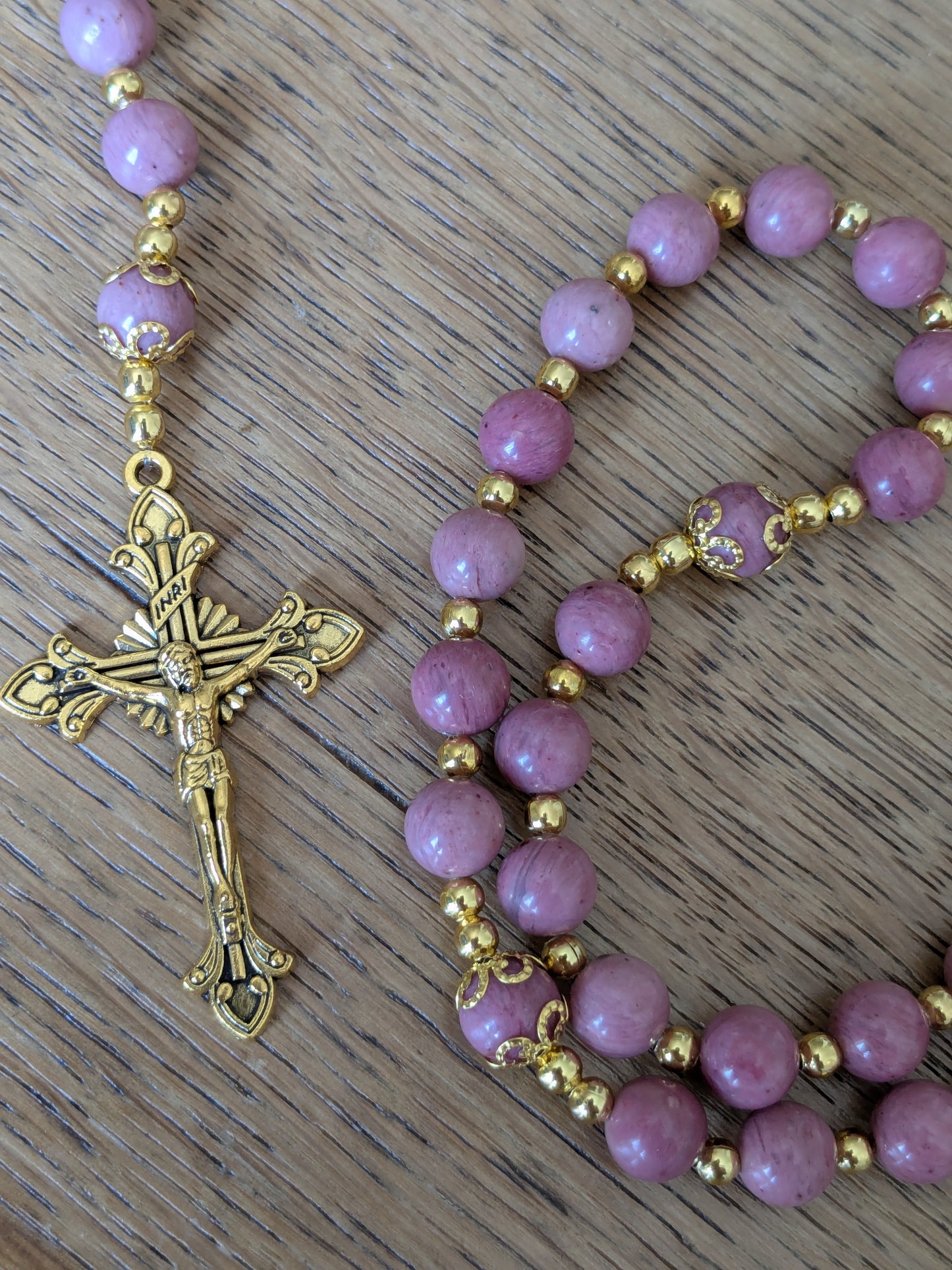 Large Rhodonite Rosary 