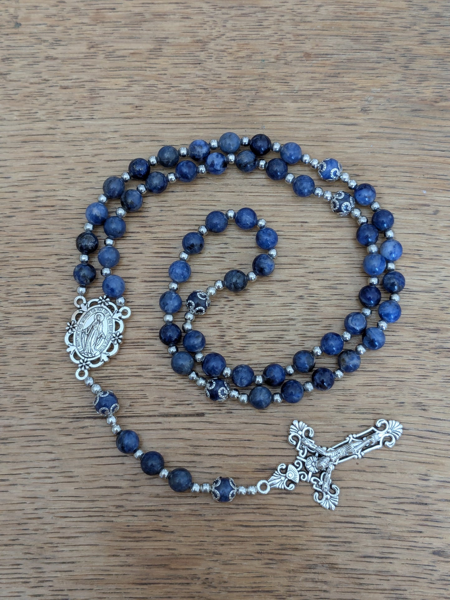 Grand Chapelet en Sodalite