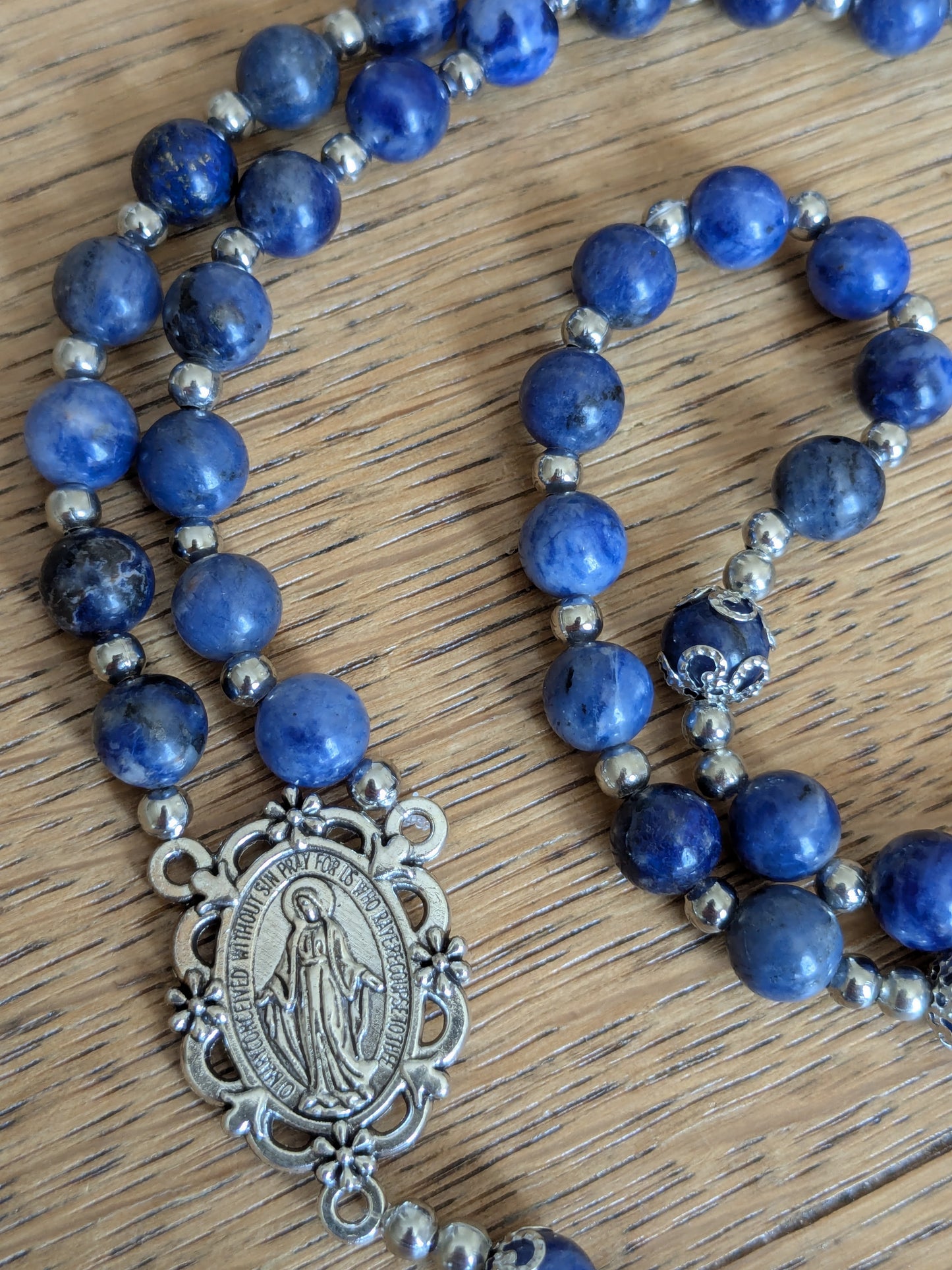 Grand Chapelet en Sodalite