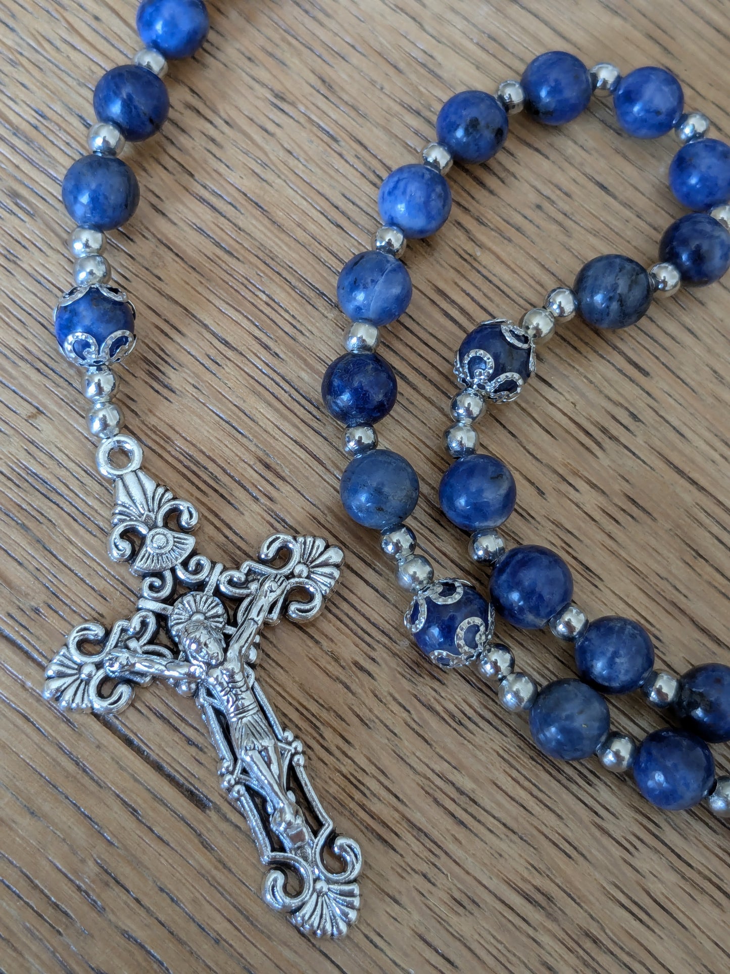 Grand Chapelet en Sodalite