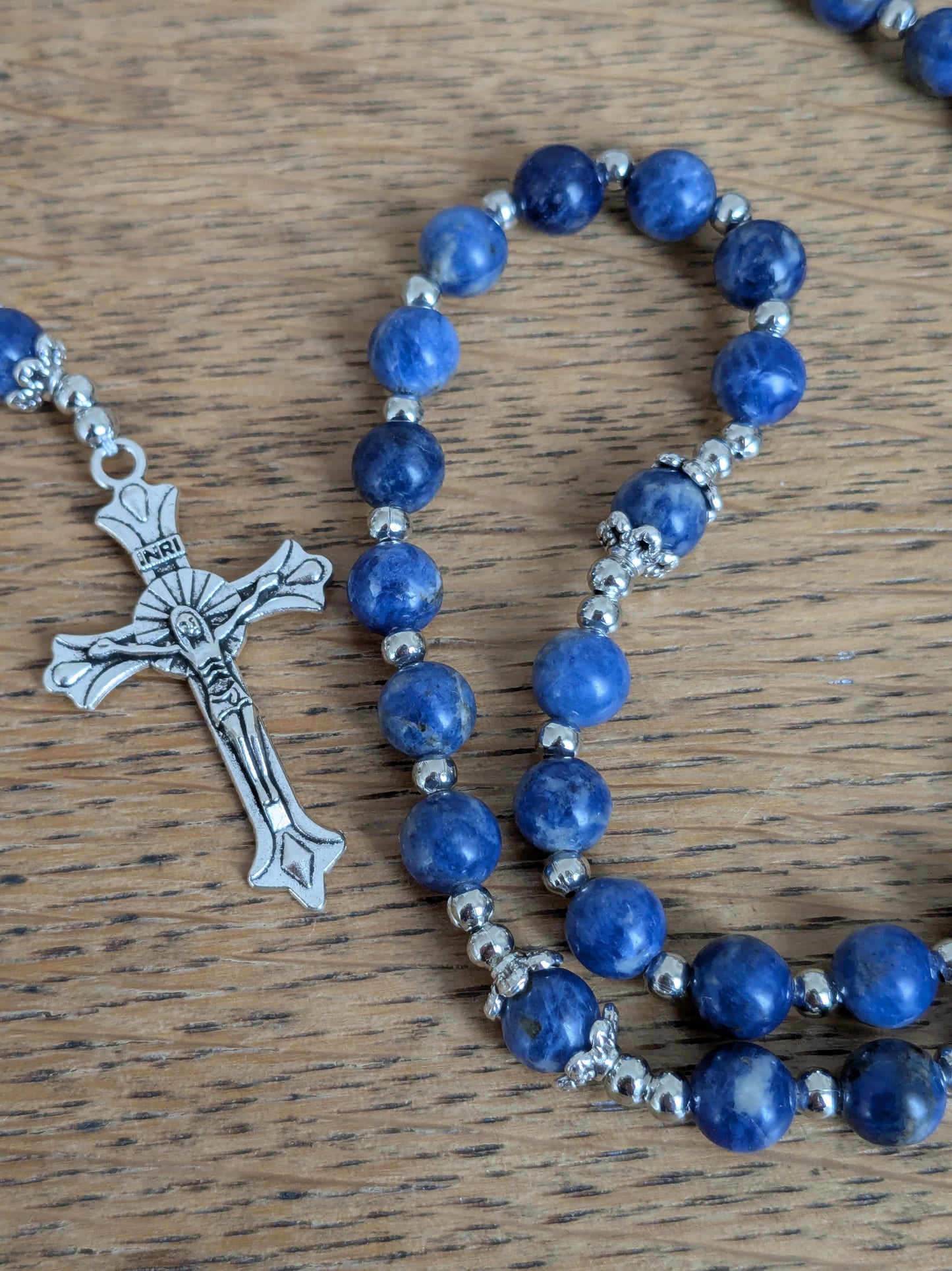 Petit chapelet en Sodalite