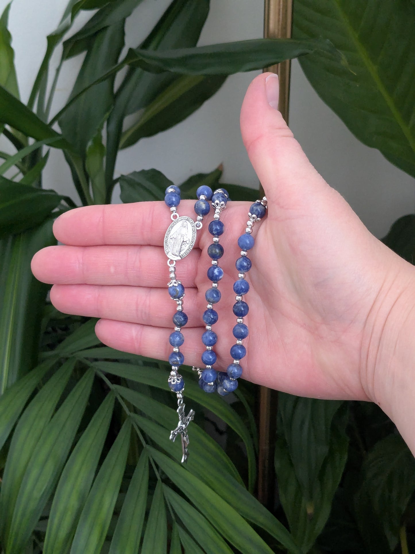 Petit chapelet en Sodalite