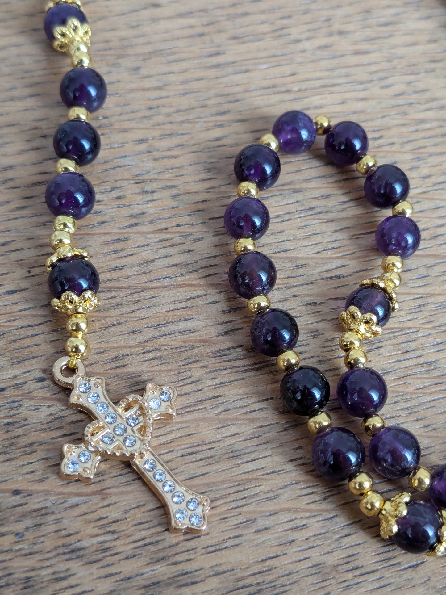 Petit chapelet en Améthyste d'Uruguay