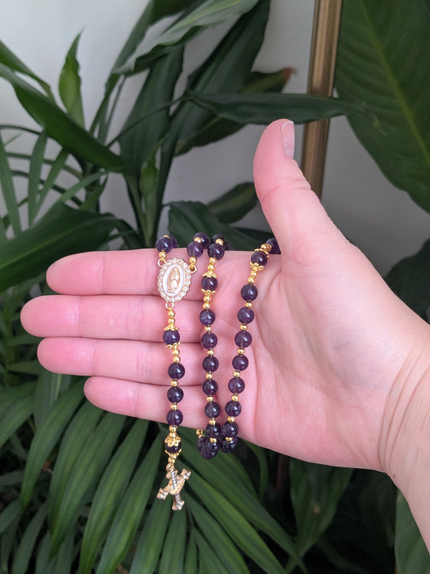 Petit chapelet en Améthyste d'Uruguay