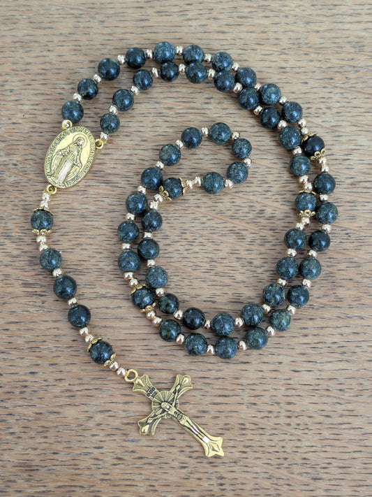 Petit chapelet en Serpentine de Russie