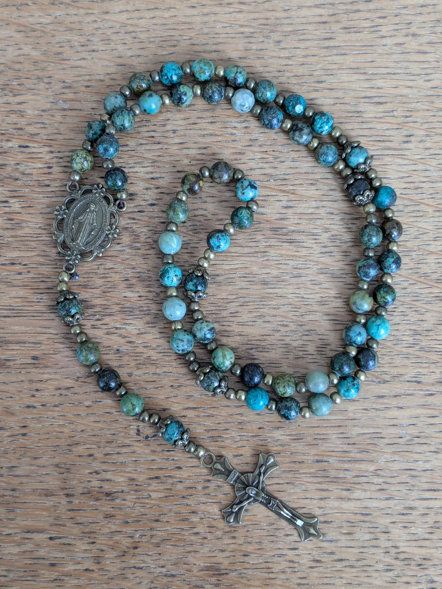 Petit chapelet en Turquoise d’Afrique