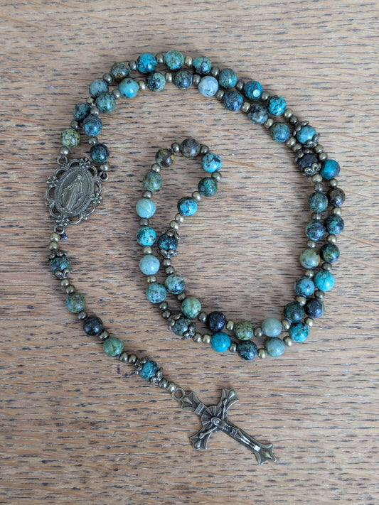 Petit chapelet en Turquoise d’Afrique