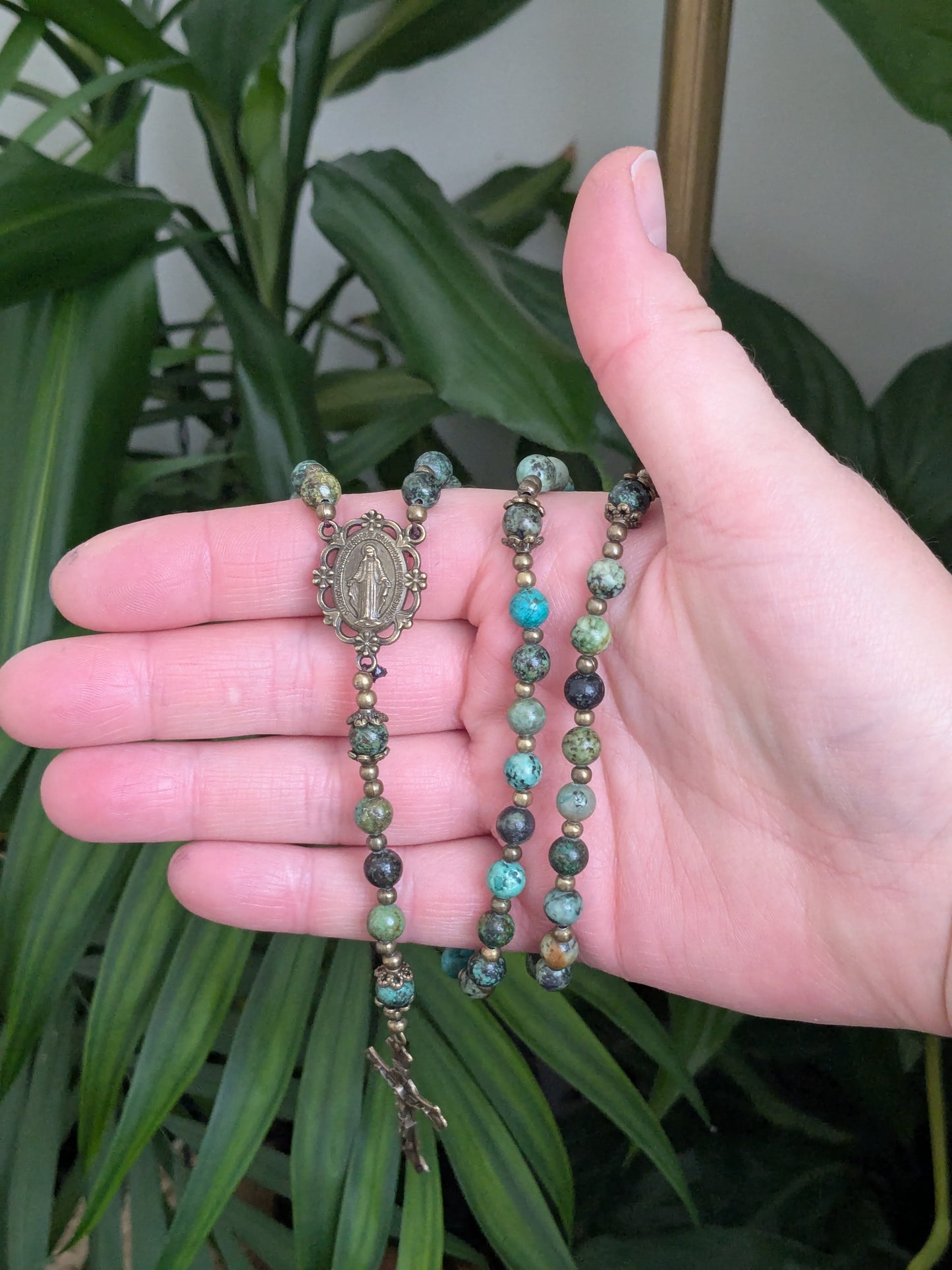 Petit chapelet en Turquoise d’Afrique