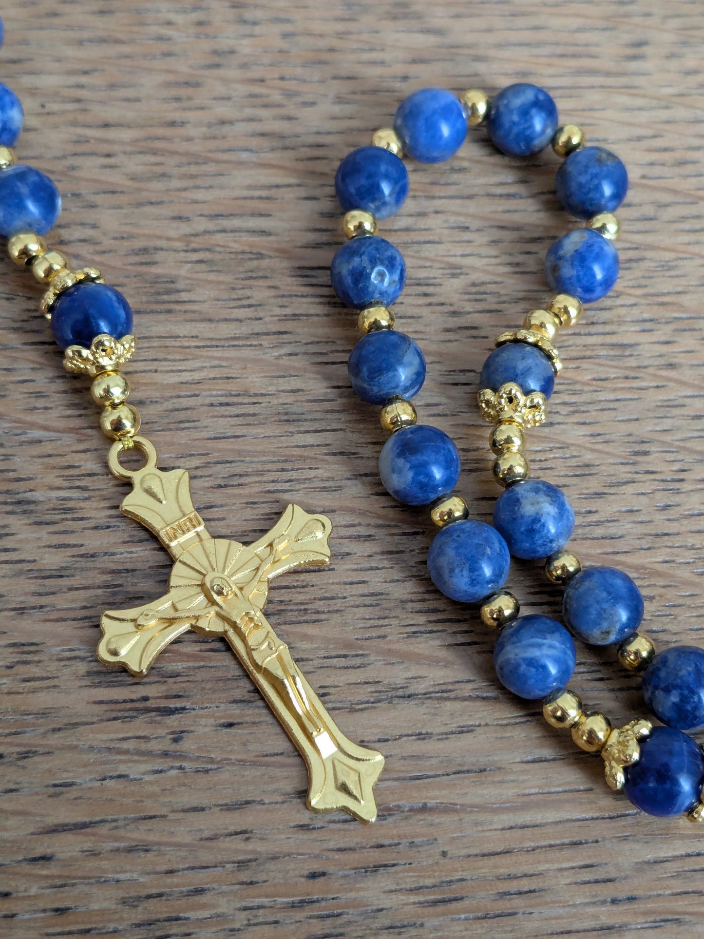 Petit chapelet en Sodalite