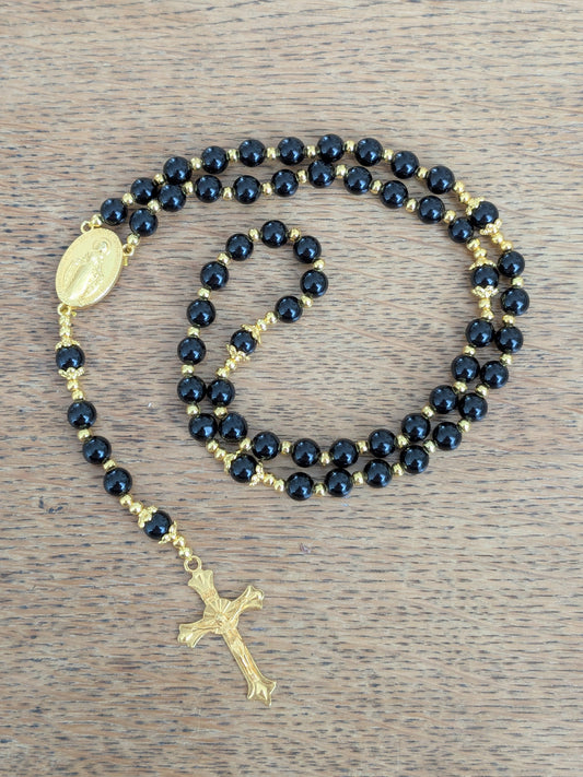 Petit chapelet en Onyx