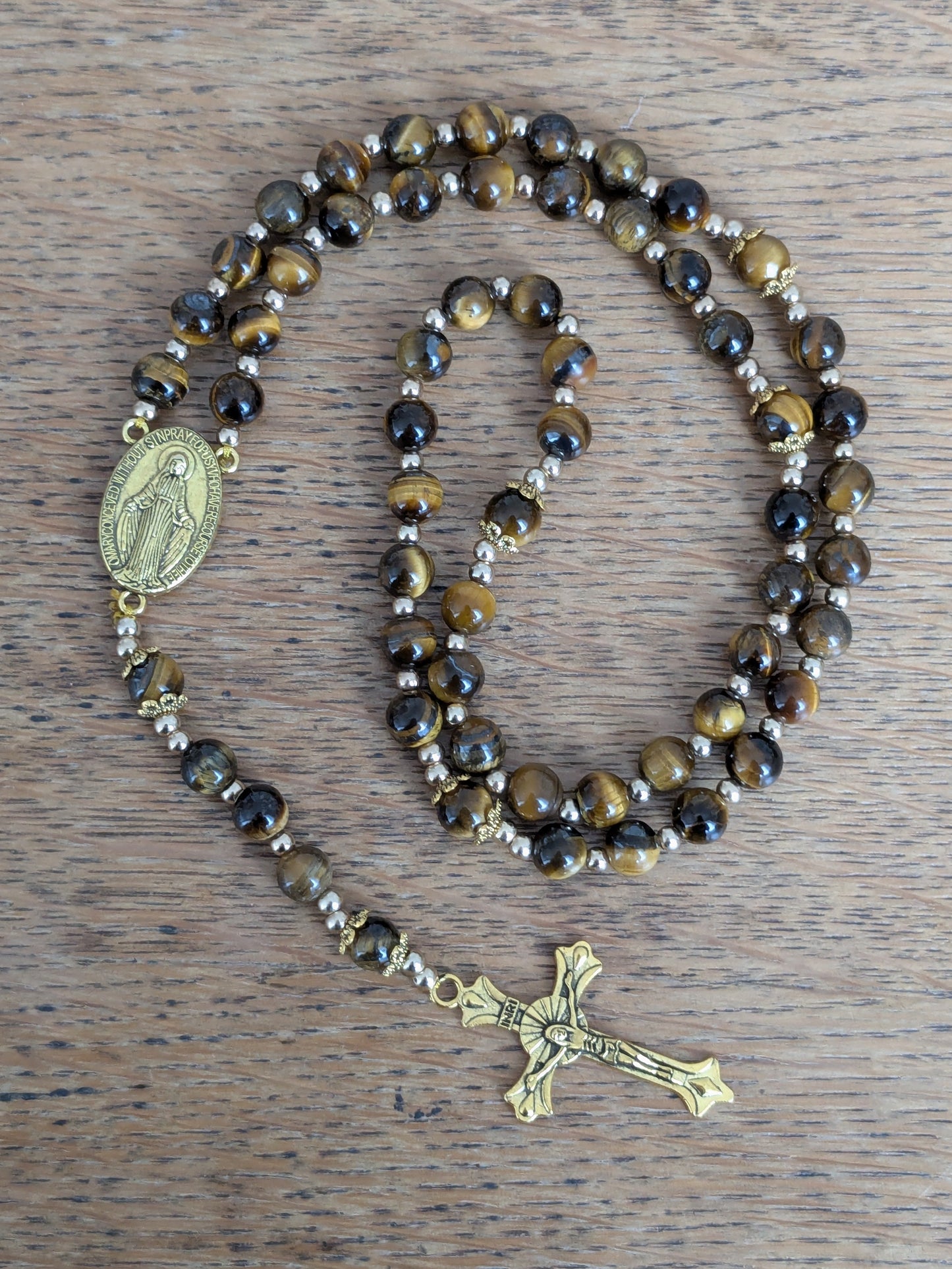 Petit chapelet en Oeil de Tigre