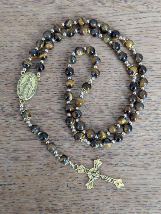 Petit chapelet en Oeil de Tigre