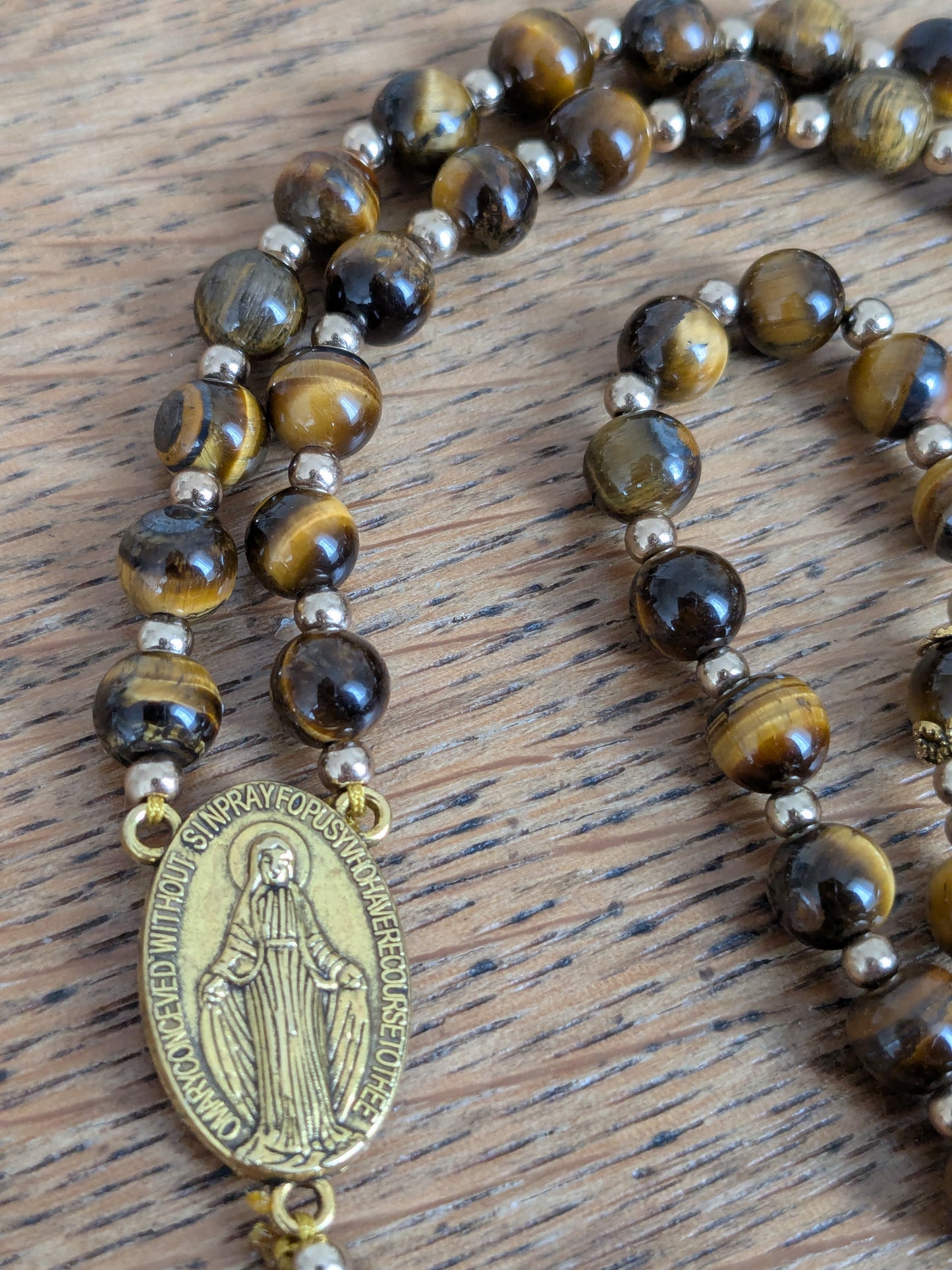 Petit chapelet en Oeil de Tigre